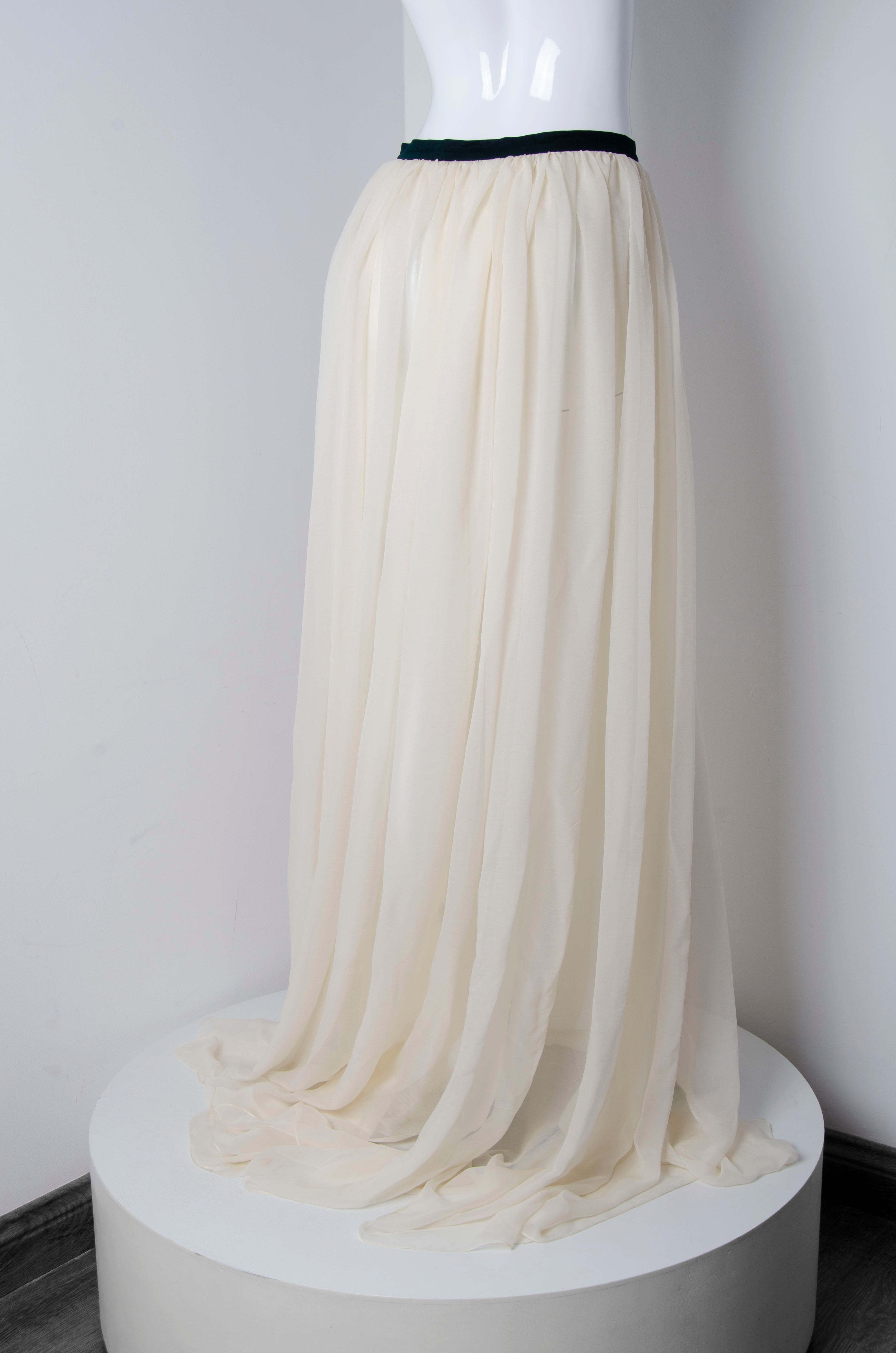 Double Slit Wrap Skirt - ZAID FAROUKI