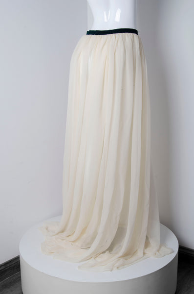 Double Slit Wrap Skirt – ZAID FAROUKI