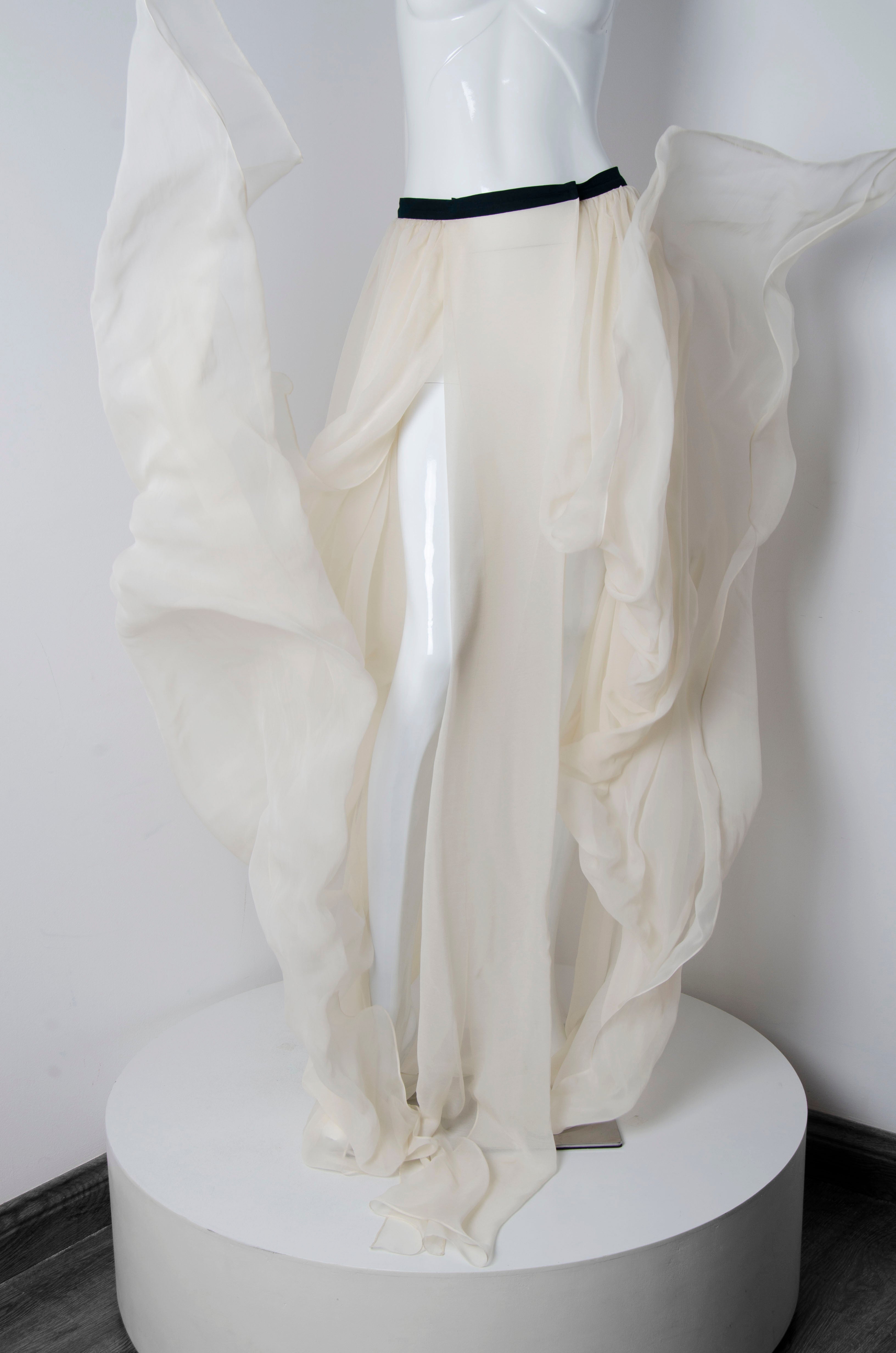 Double Slit Wrap Skirt - ZAID FAROUKI