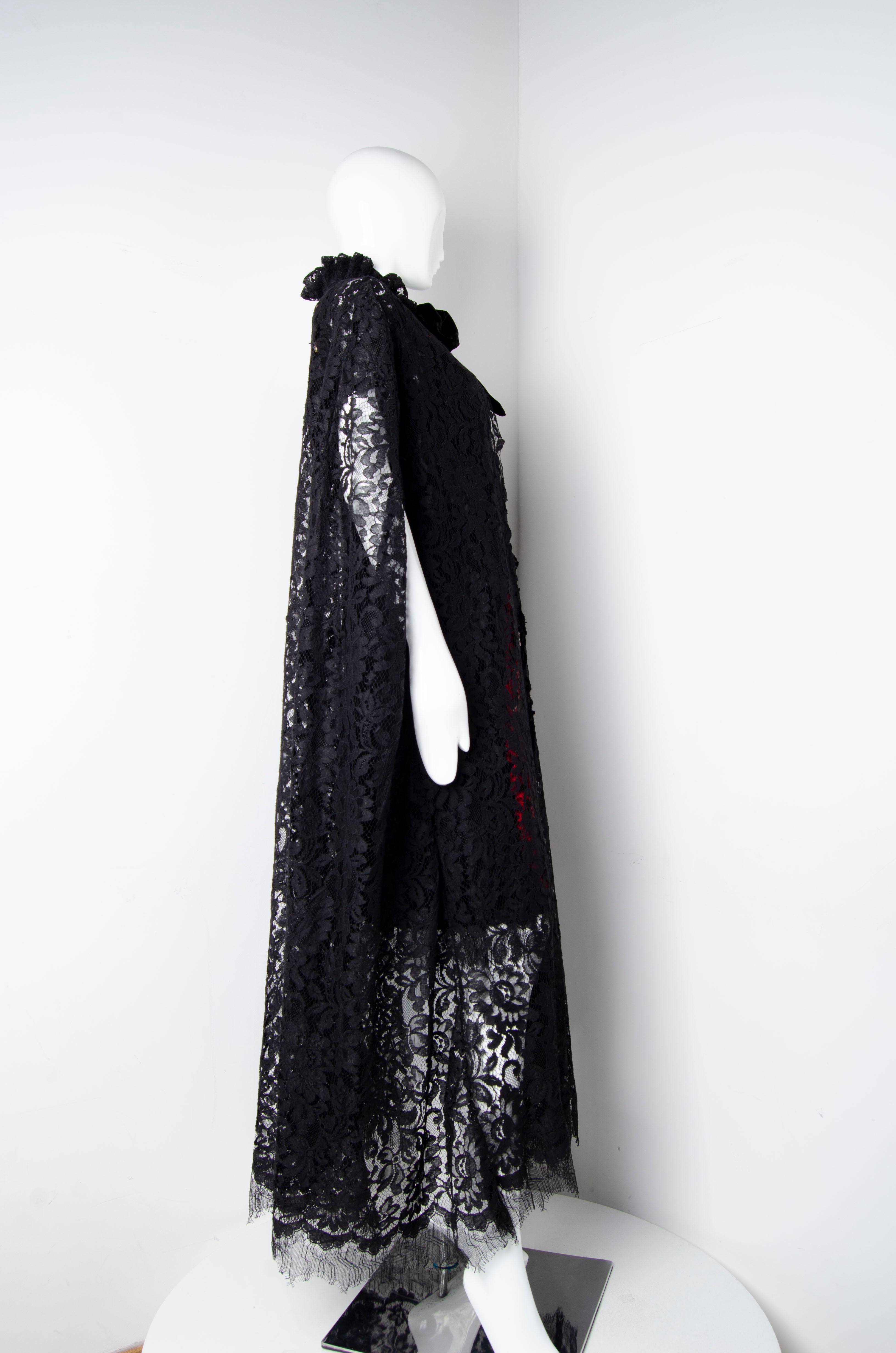 Lace Cape - ZAID FAROUKI
