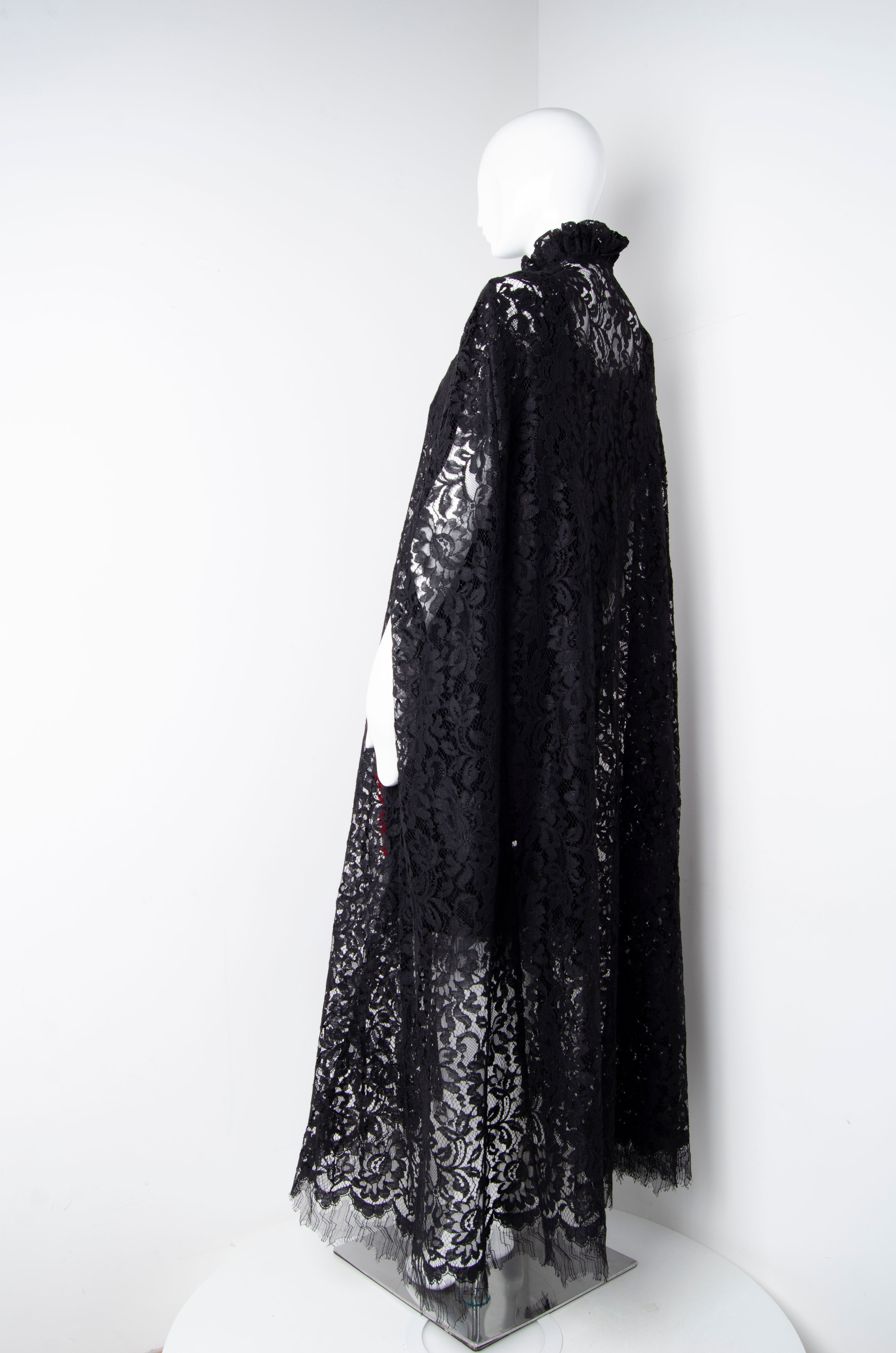 Lace Cape - ZAID FAROUKI