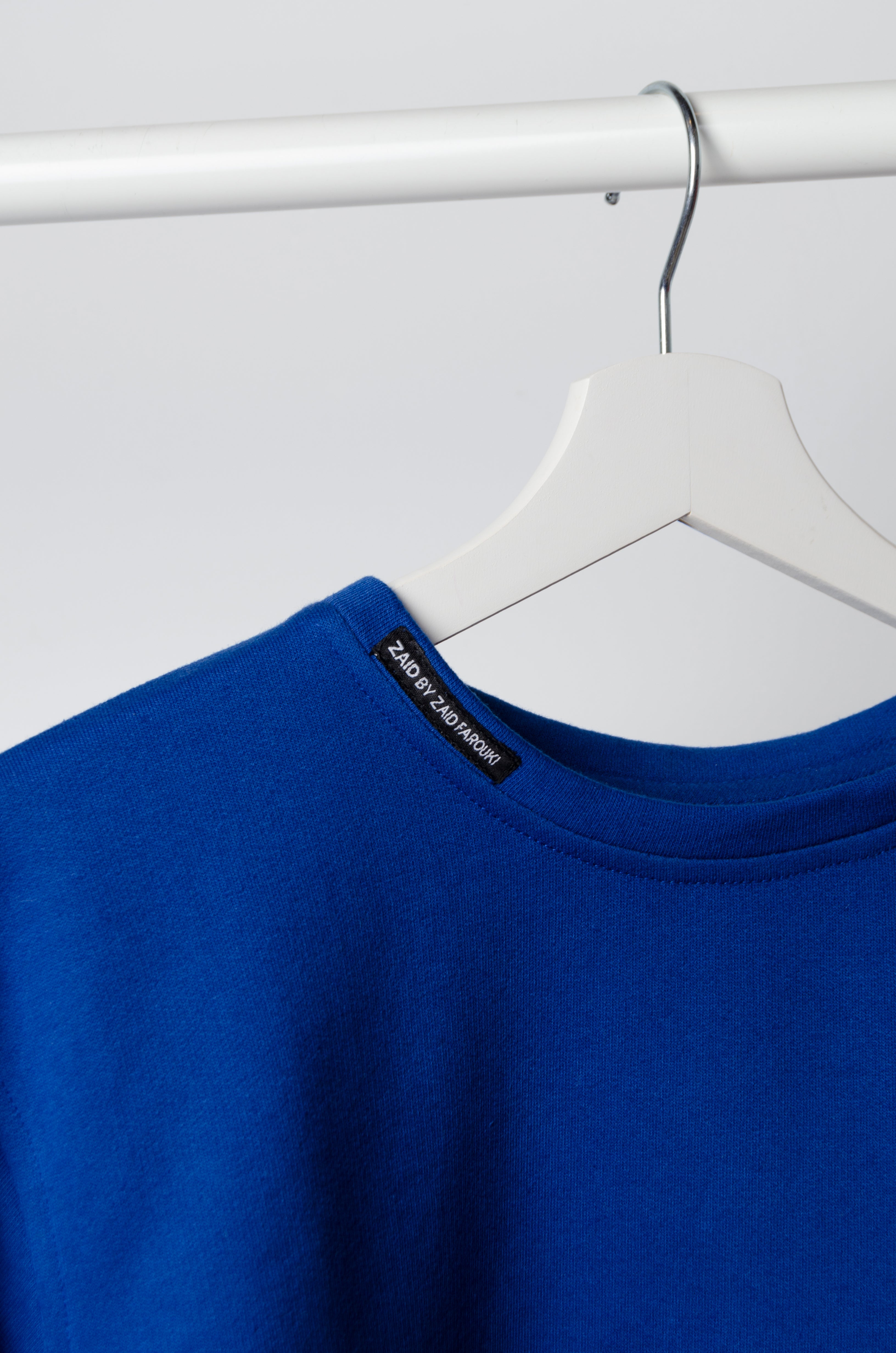 Electric Blue Motif Sweater - ZAID FAROUKI