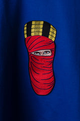 Electric Blue Motif Sweater - ZAID FAROUKI