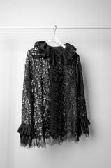Black Lace Shirt - ZAID FAROUKI