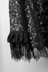 Black Lace Shirt - ZAID FAROUKI