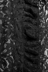 Black Lace Shirt - ZAID FAROUKI