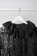 Black Lace Shirt - ZAID FAROUKI