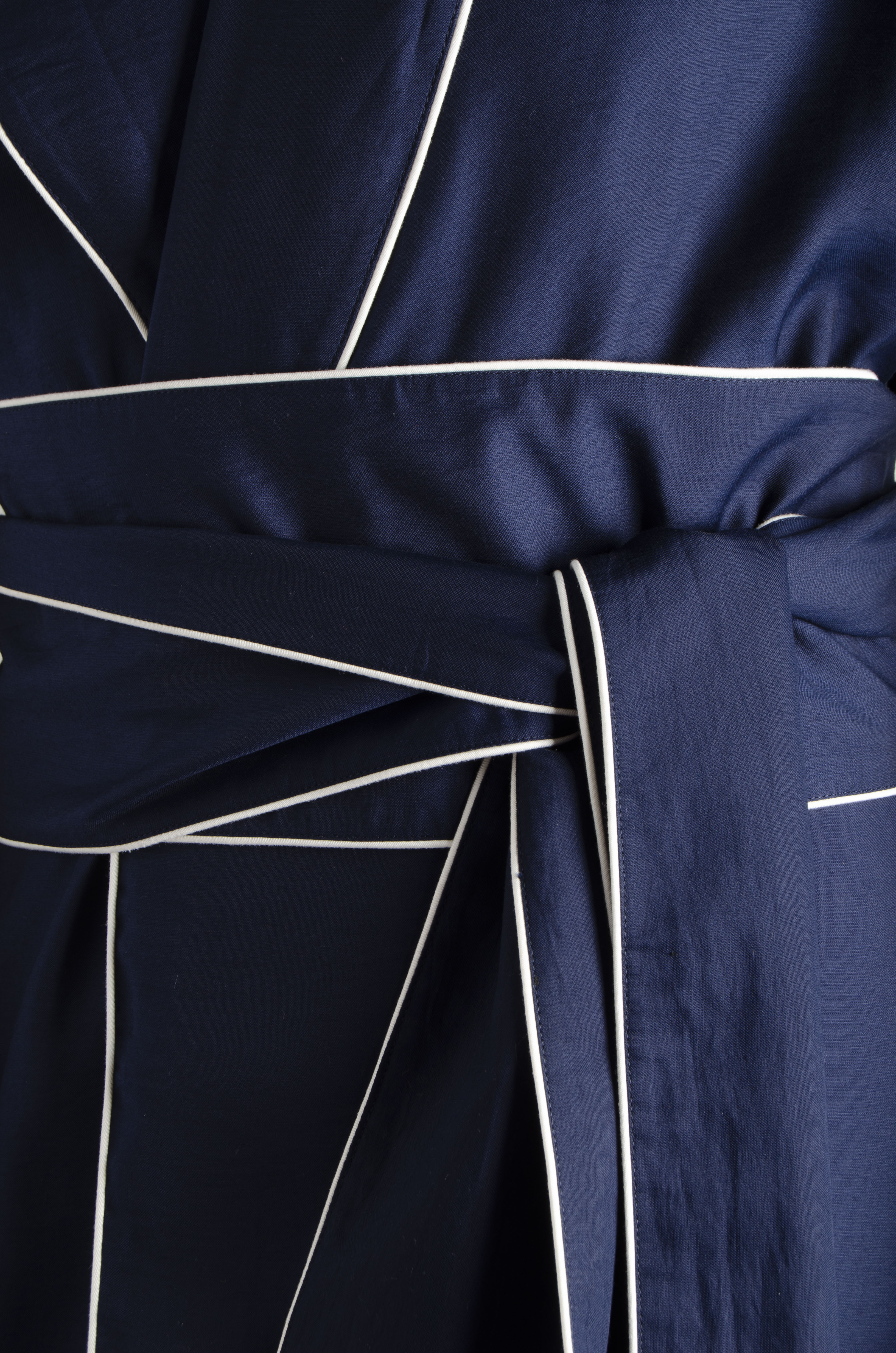 Navy Blue Pyjama Chic Robe - ZAID FAROUKI