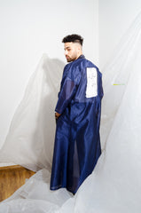 Raw Silk Tie Abaya - ZAID FAROUKI