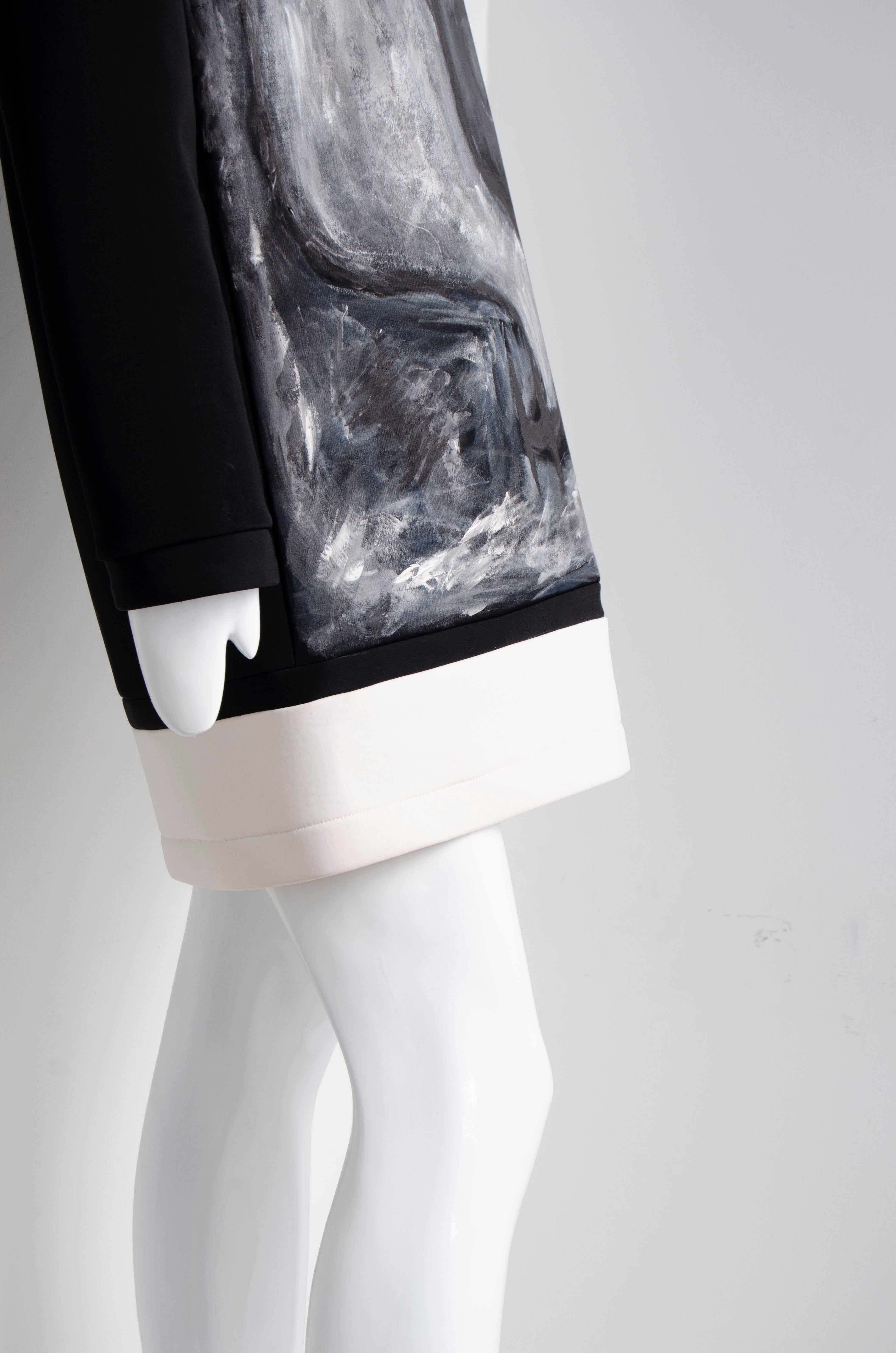 The Monochromatic Pose Dress - ZAID FAROUKI