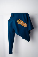 Blue Motif Sweater - ZAID FAROUKI