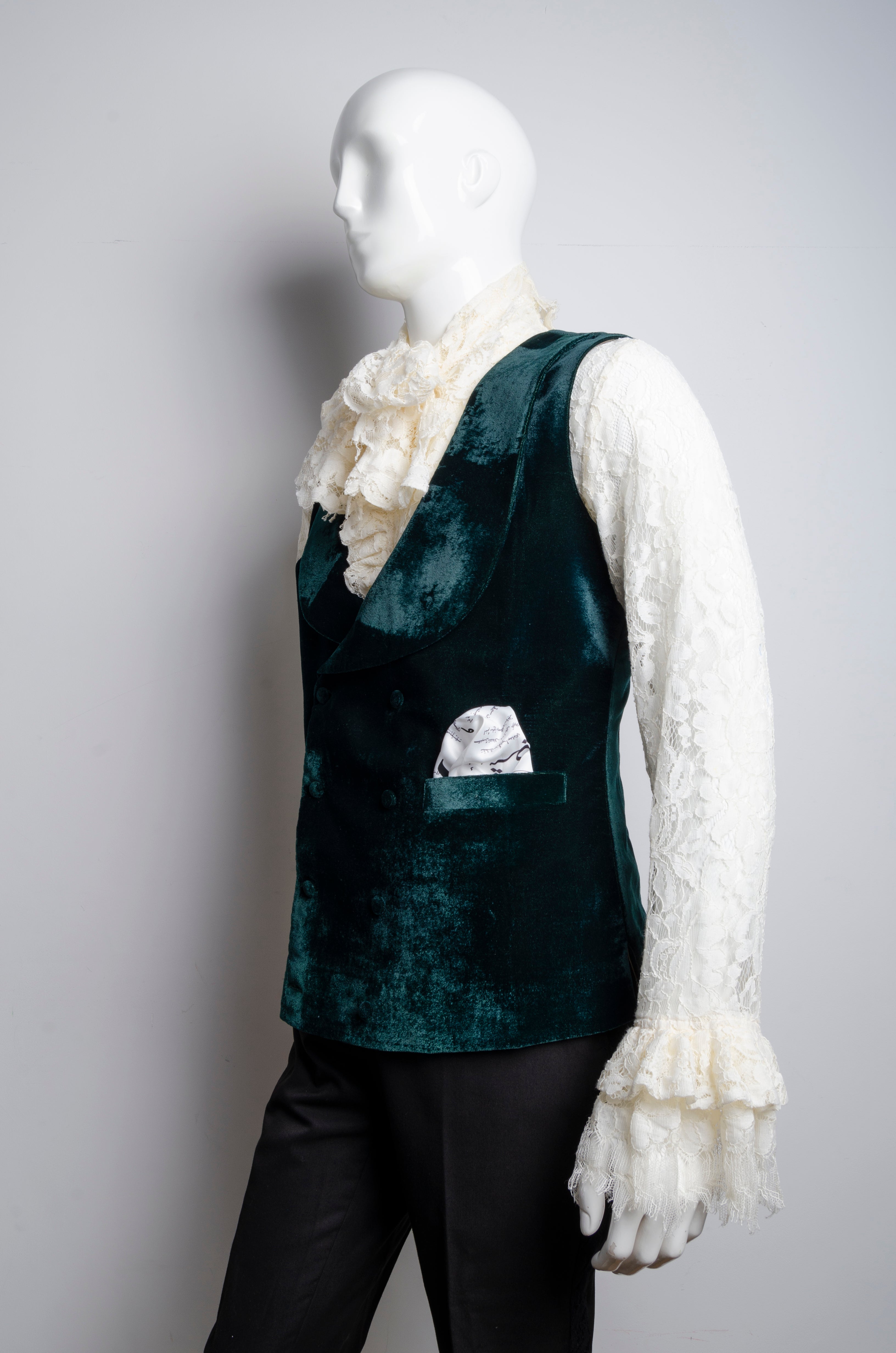 Emerald Waistcoat - ZAID FAROUKI