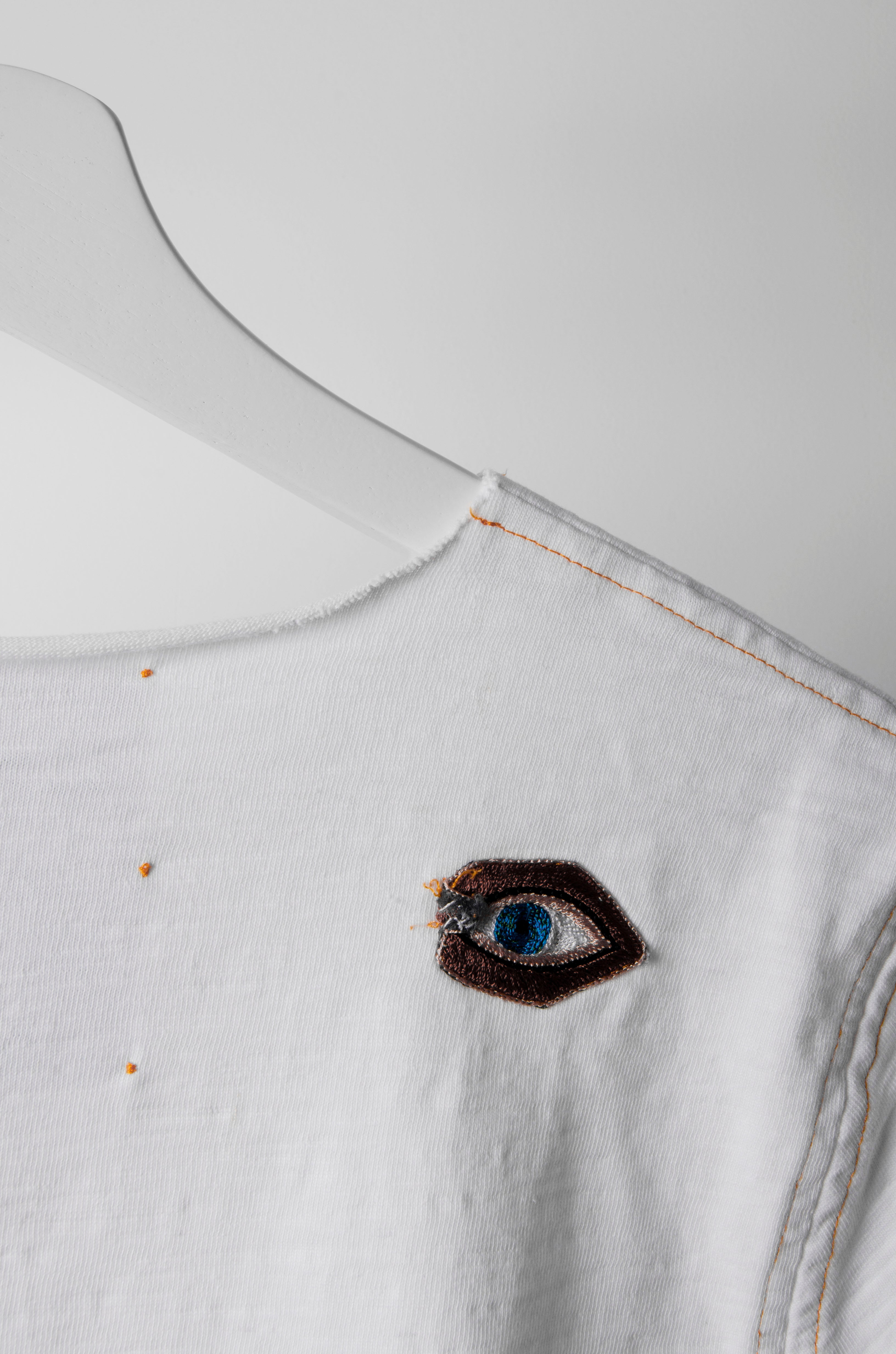 Embroidered Eye T-Shirt - ZAID FAROUKI