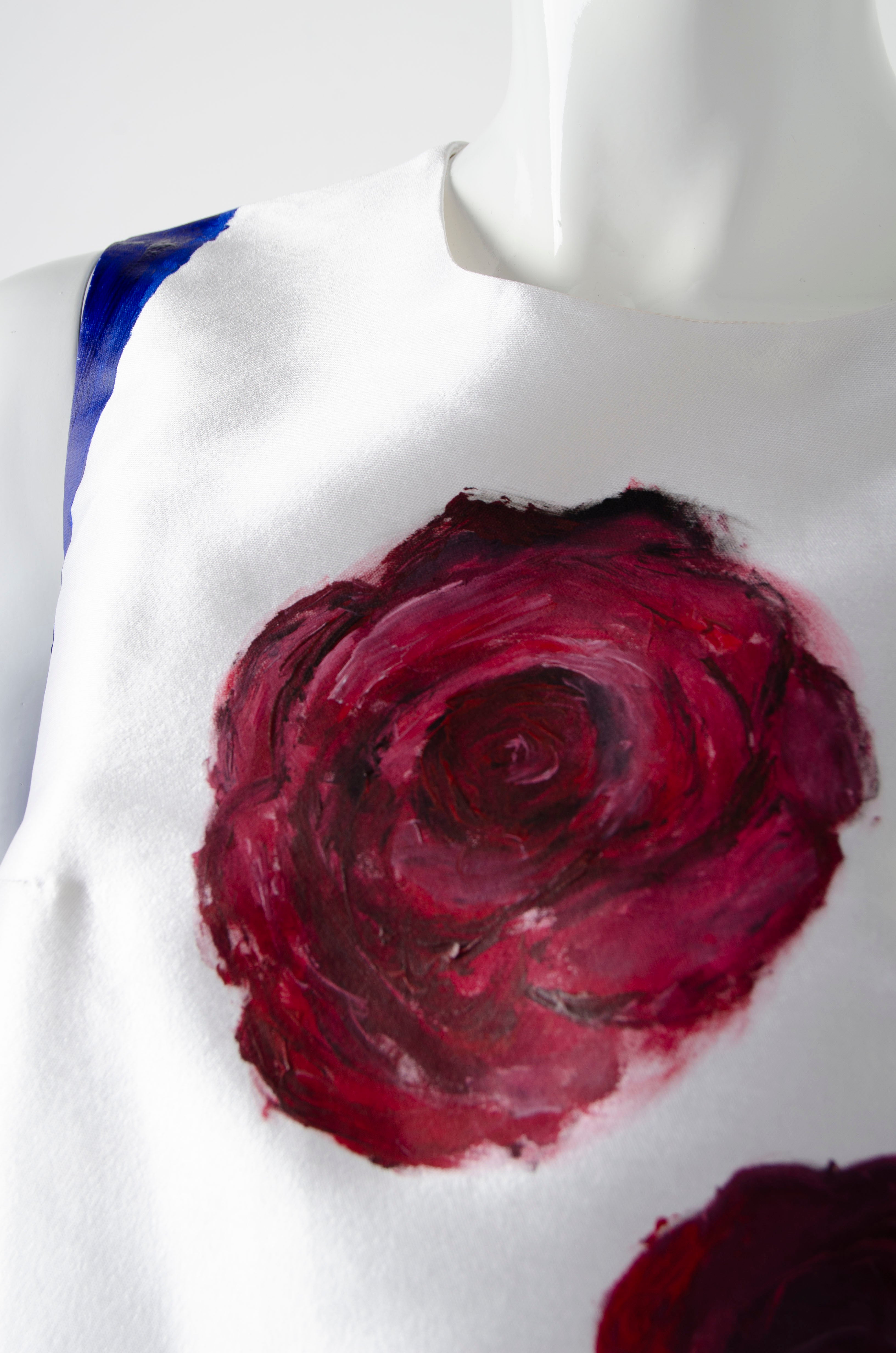 Handpainted Tent Dress - ZAID FAROUKI