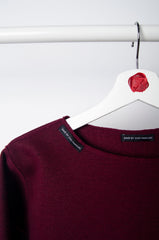 Maroon Motif Sweater - ZAID FAROUKI