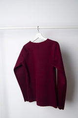 Maroon Motif Sweater - ZAID FAROUKI