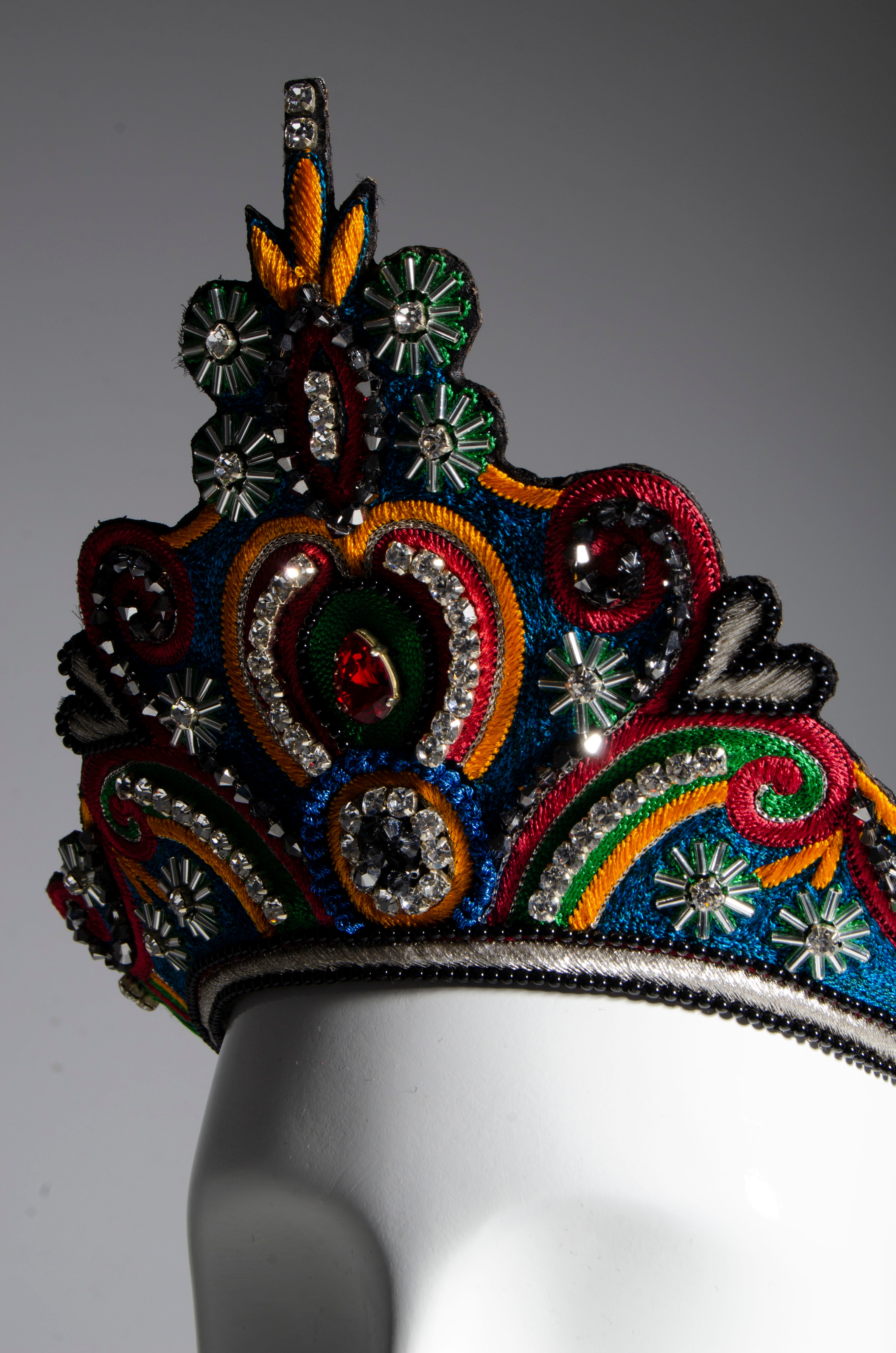 Hand-Embroidered Crown - ZAID FAROUKI