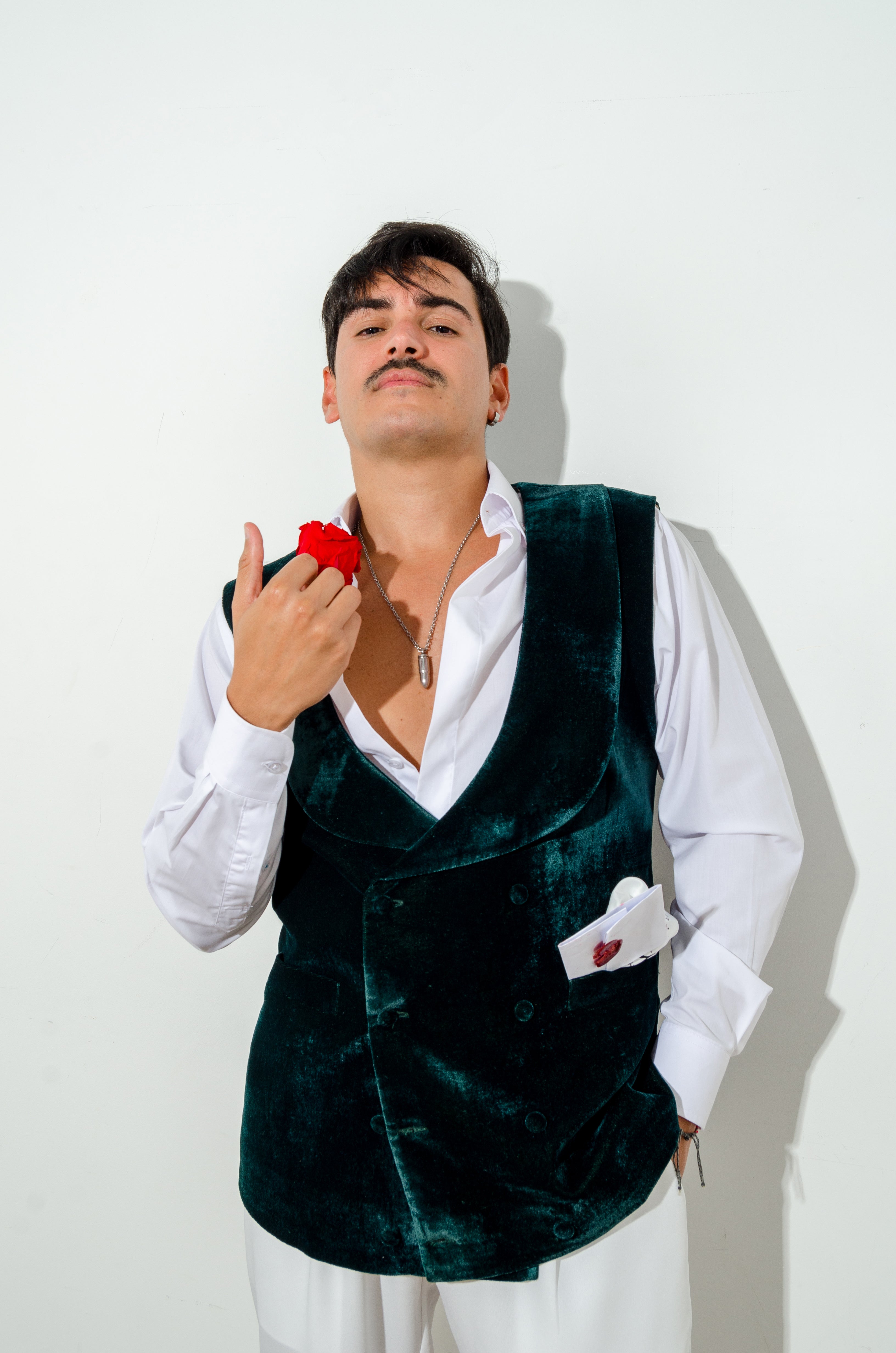 Emerald Waistcoat - ZAID FAROUKI