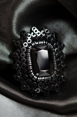 Silver Metalwork Brooch