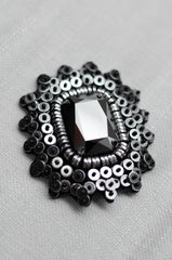 Silver Metalwork Brooch