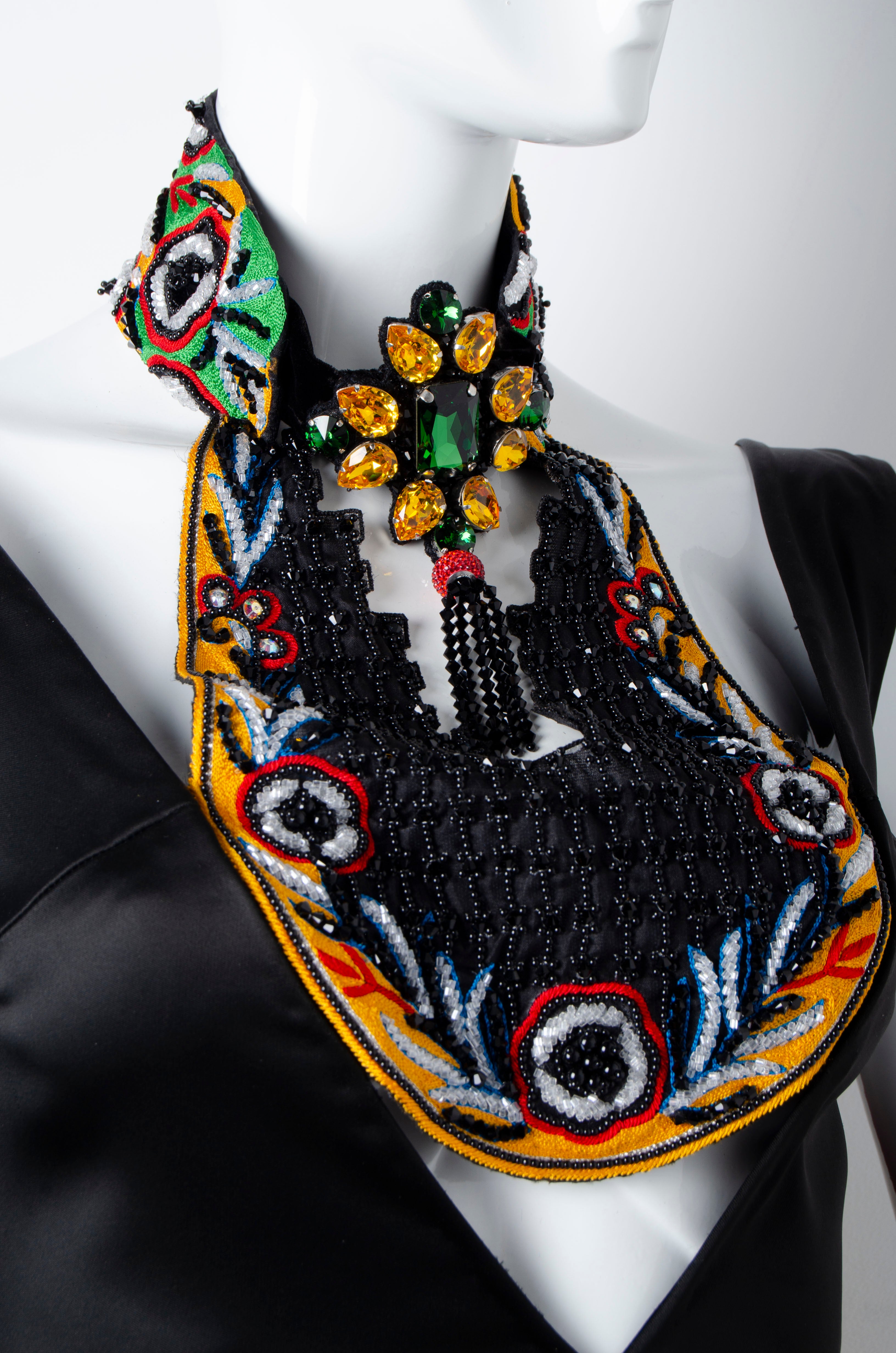 Embroidered Trail Gown - ZAID FAROUKI