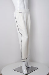 White Pyjama Chic Pants - ZAID FAROUKI