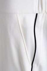 White Pyjama Chic Pants - ZAID FAROUKI