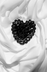Black Heart Brooch