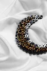 Gold-Toned Crescent Brooch