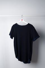 Embroidered Eye Blue Top - ZAID FAROUKI