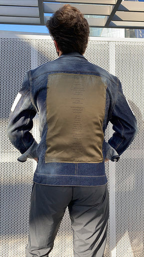 I AM SHARQI Denim Jacket - ZAID FAROUKI