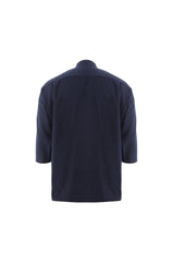 Navy Blue Wrap Top - ZAID FAROUKI