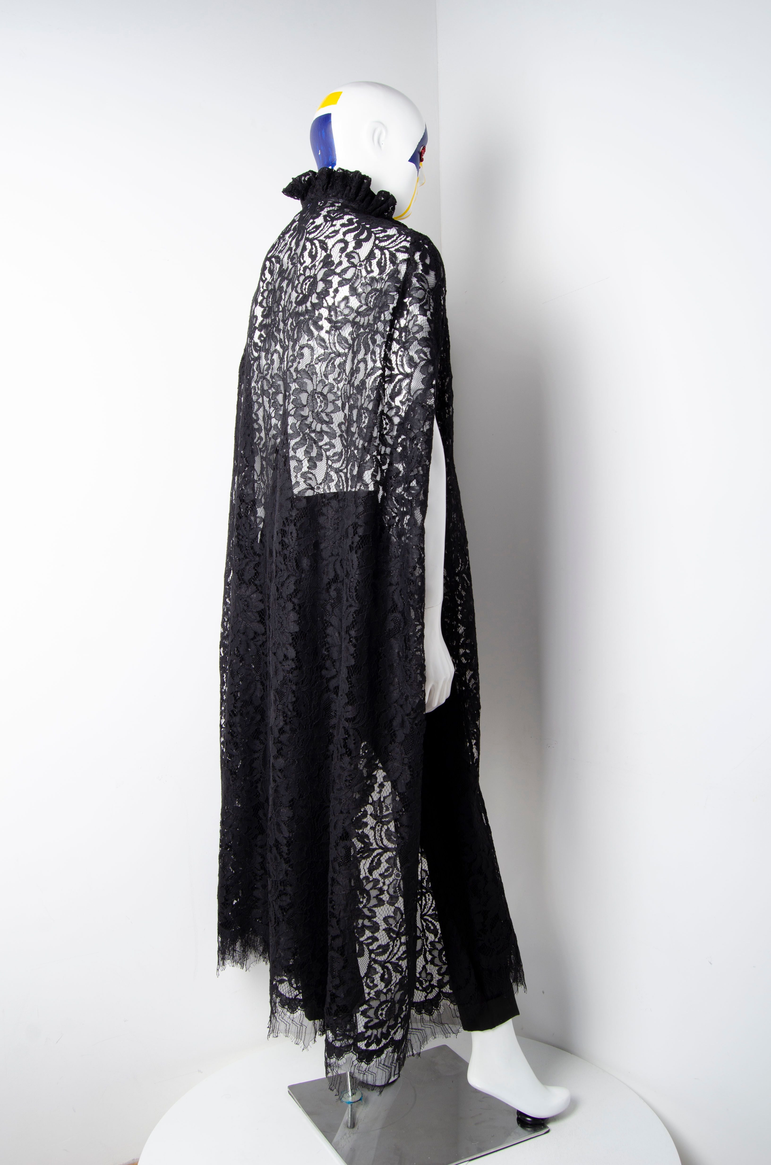 Lace Cape - ZAID FAROUKI