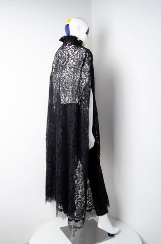 Lace Cape - ZAID FAROUKI