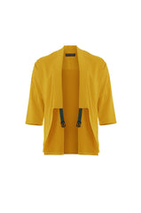 Amber Yellow Wrap Top - ZAID FAROUKI