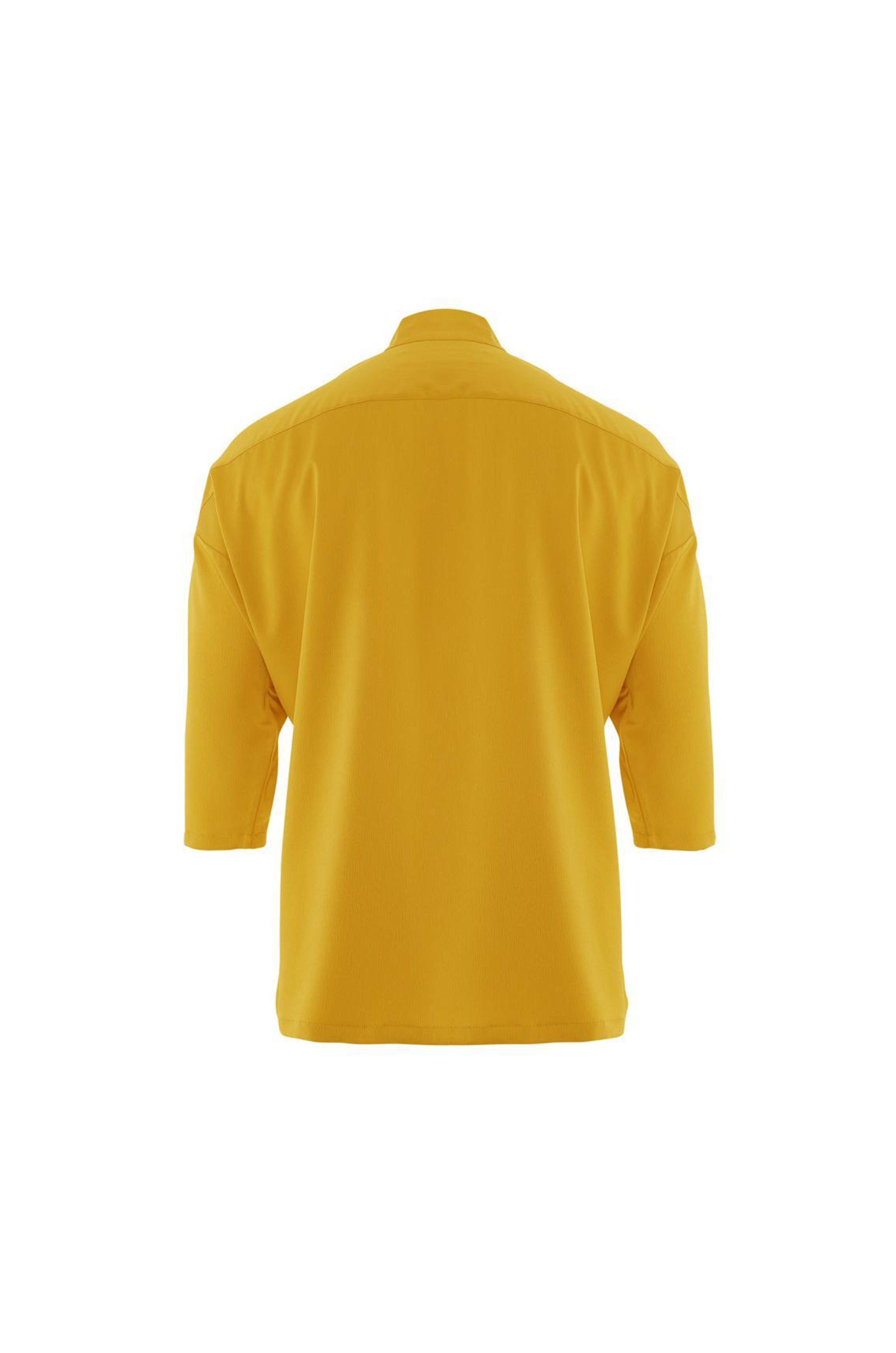 Amber Yellow Wrap Top - ZAID FAROUKI