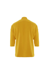 Amber Yellow Wrap Top - ZAID FAROUKI