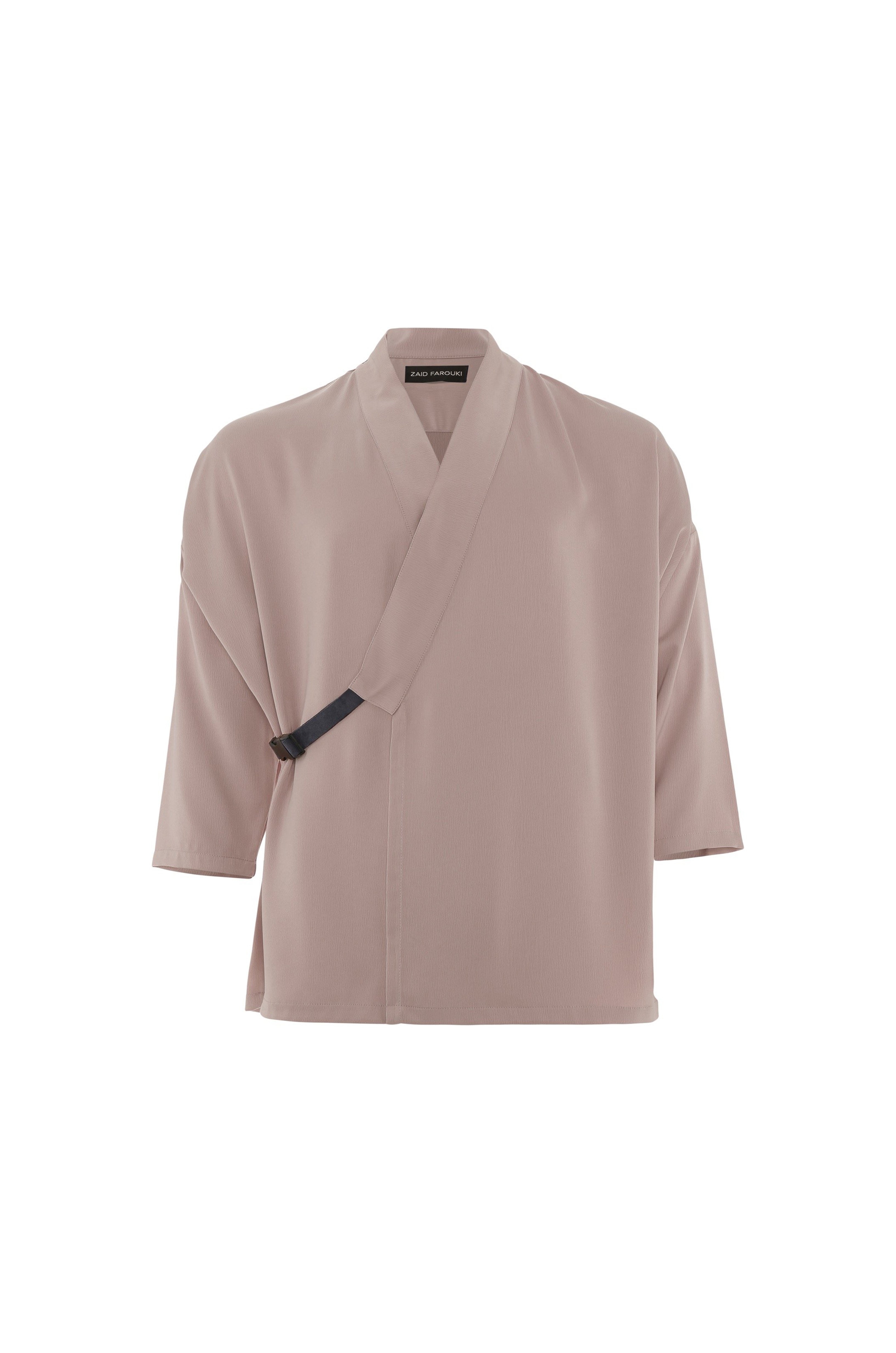 Pink Wrap Top - ZAID FAROUKI