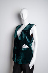 Emerald Waistcoat - ZAID FAROUKI