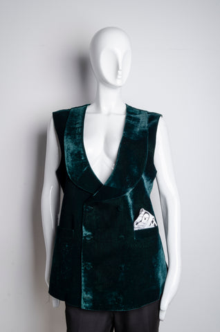 Emerald Waistcoat - ZAID FAROUKI