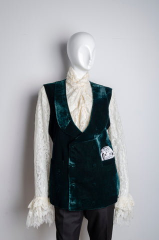 Emerald Waistcoat - ZAID FAROUKI
