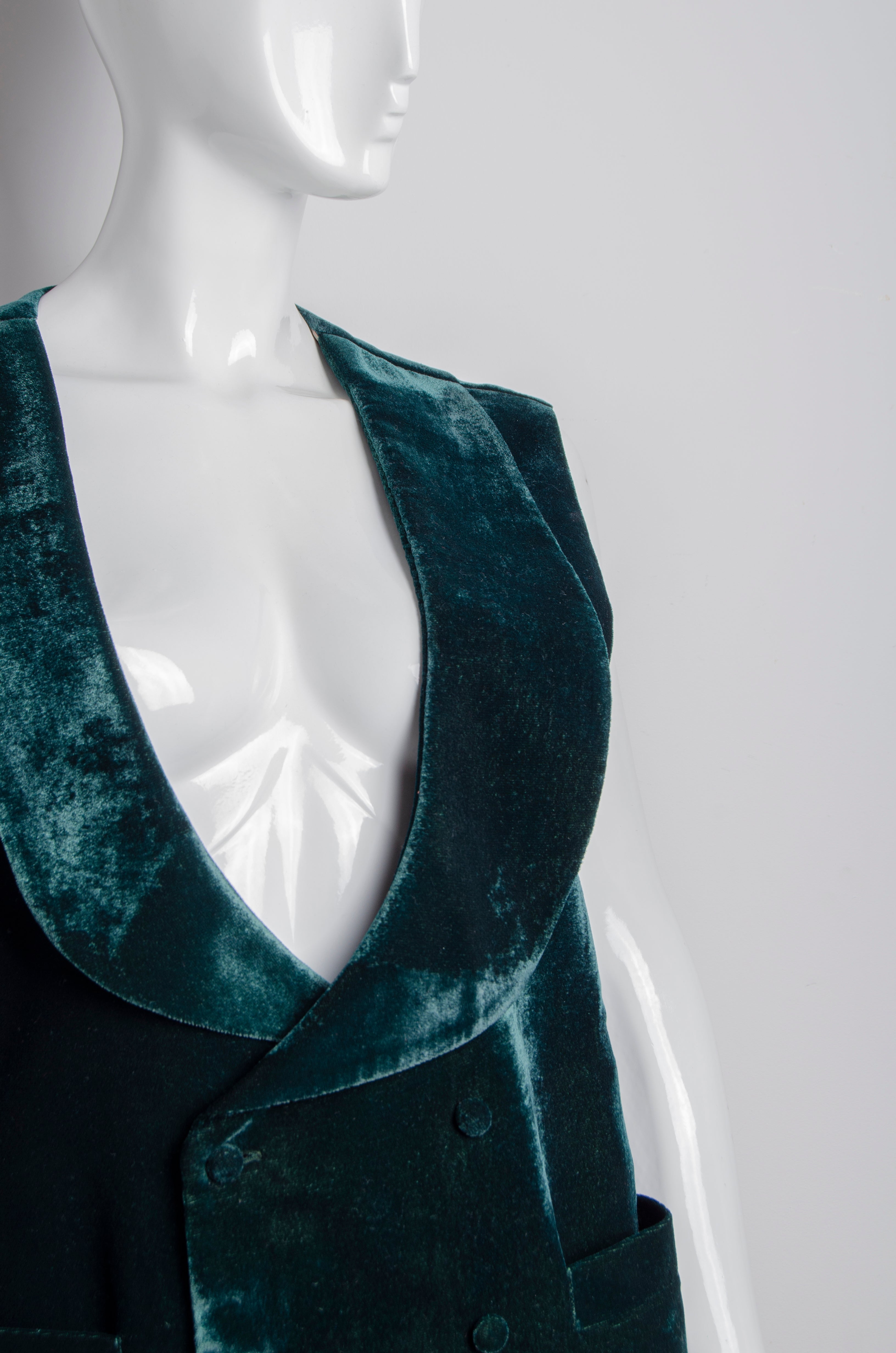 Emerald Waistcoat - ZAID FAROUKI