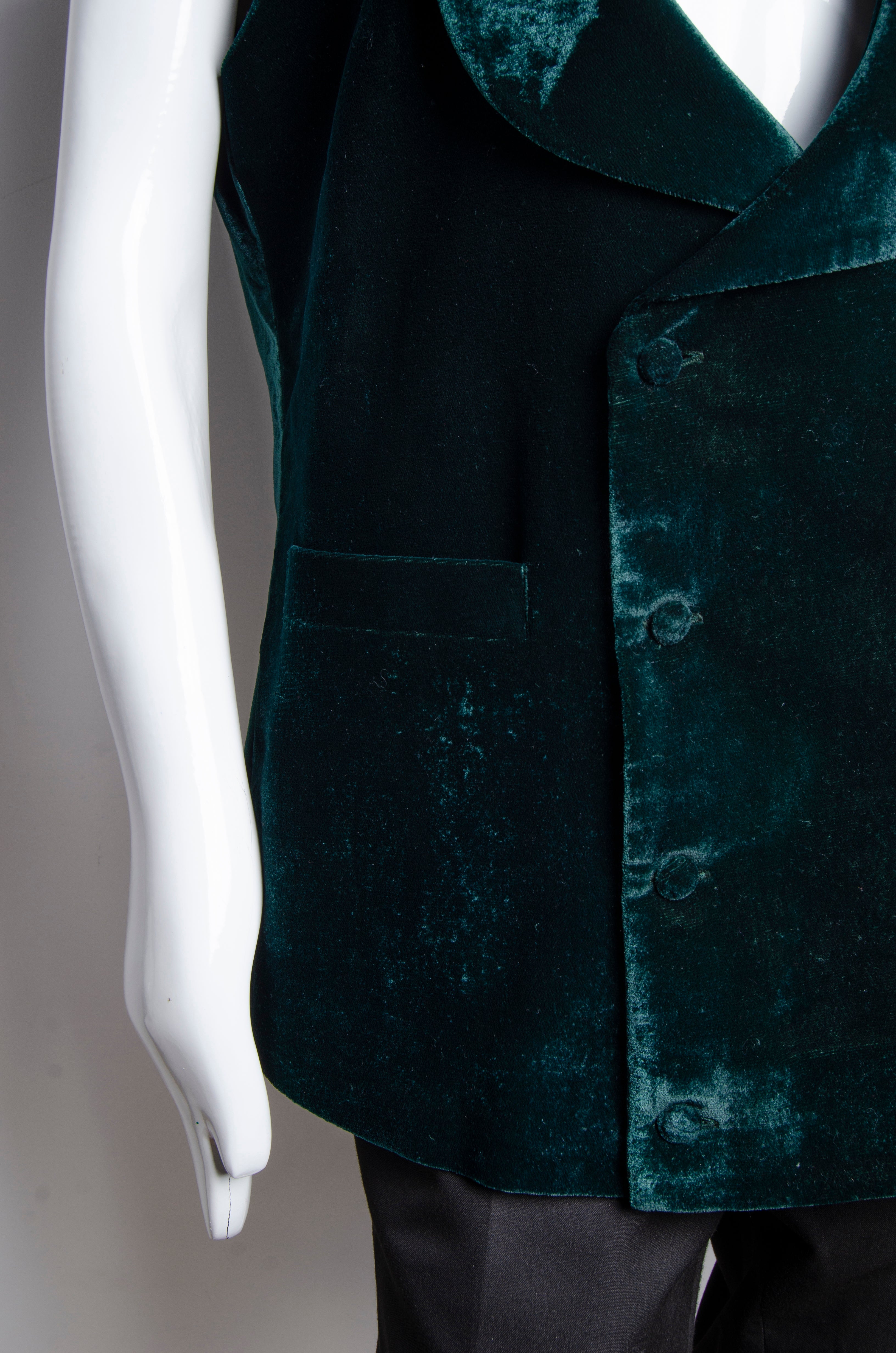 Emerald Waistcoat - ZAID FAROUKI