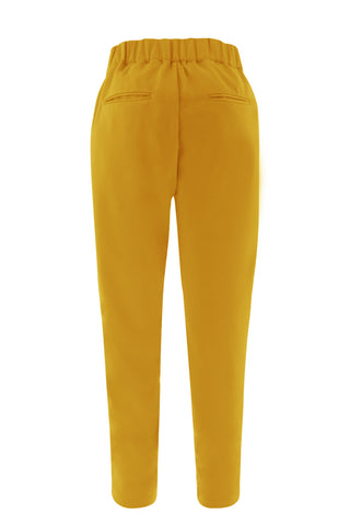 Amber Yellow Tailored Trousers