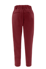 Blood Red Tailored Trousers