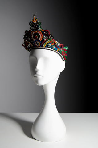Hand-Embroidered Crown