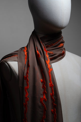 Ember Lines Scarf
