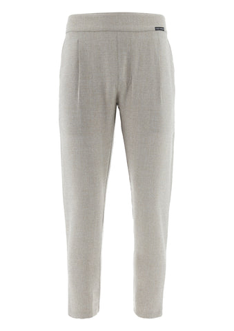 Beige Linden Tailored Trousers