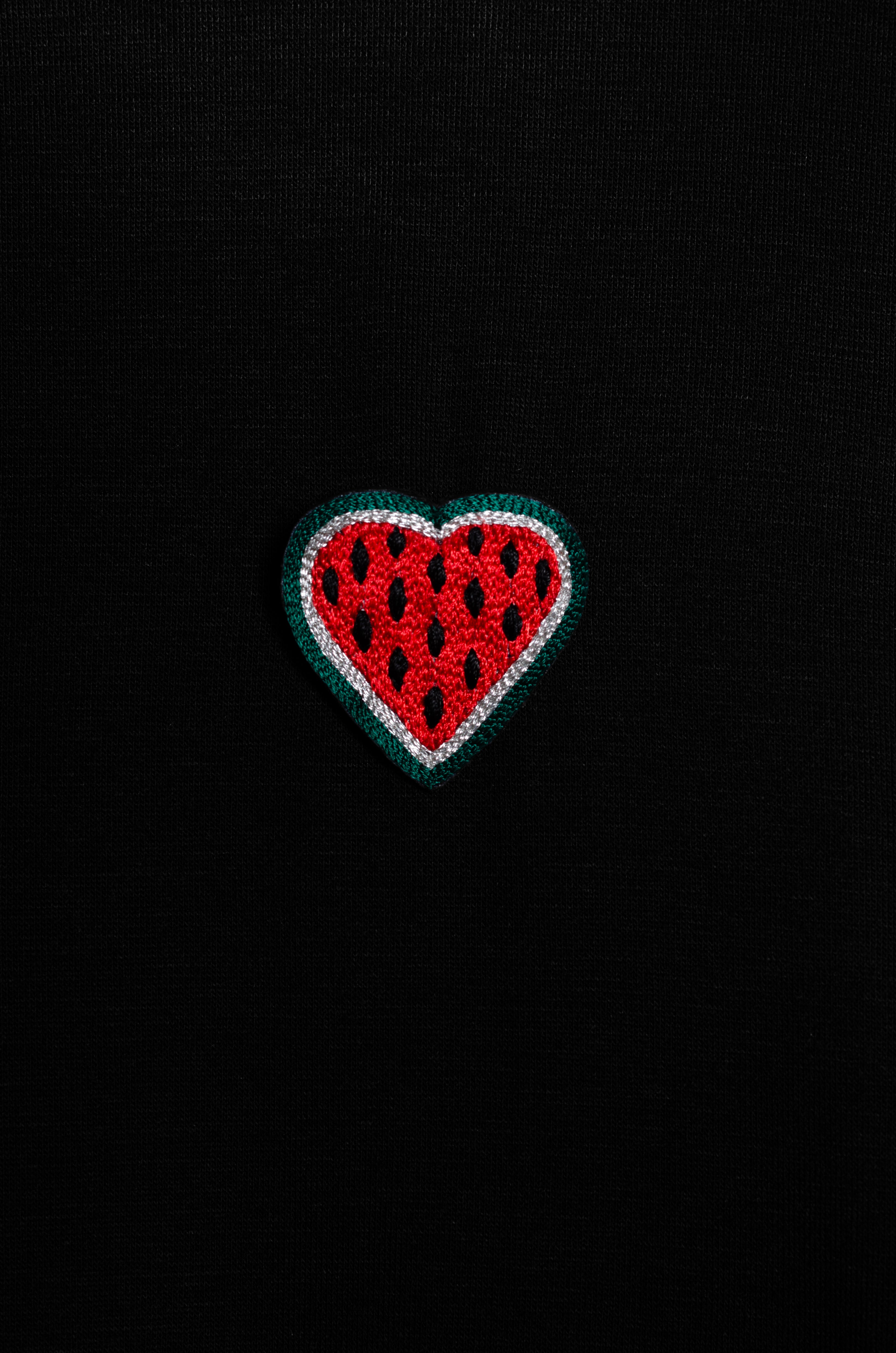 Watermelon Heart Black T-shirt