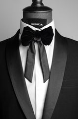 Black Velvet Bow Tie